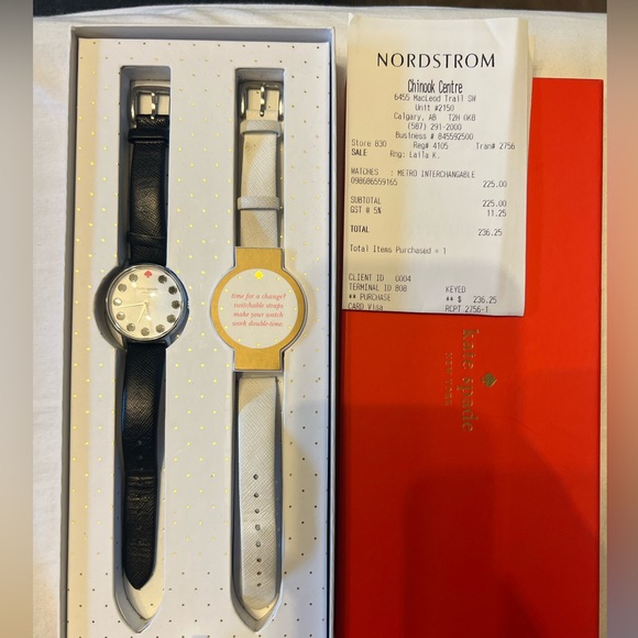 Kate Spade metro interchangeable watch - Picture 2 of 2